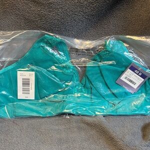 Catherines Turquoise Lace Detail Bra